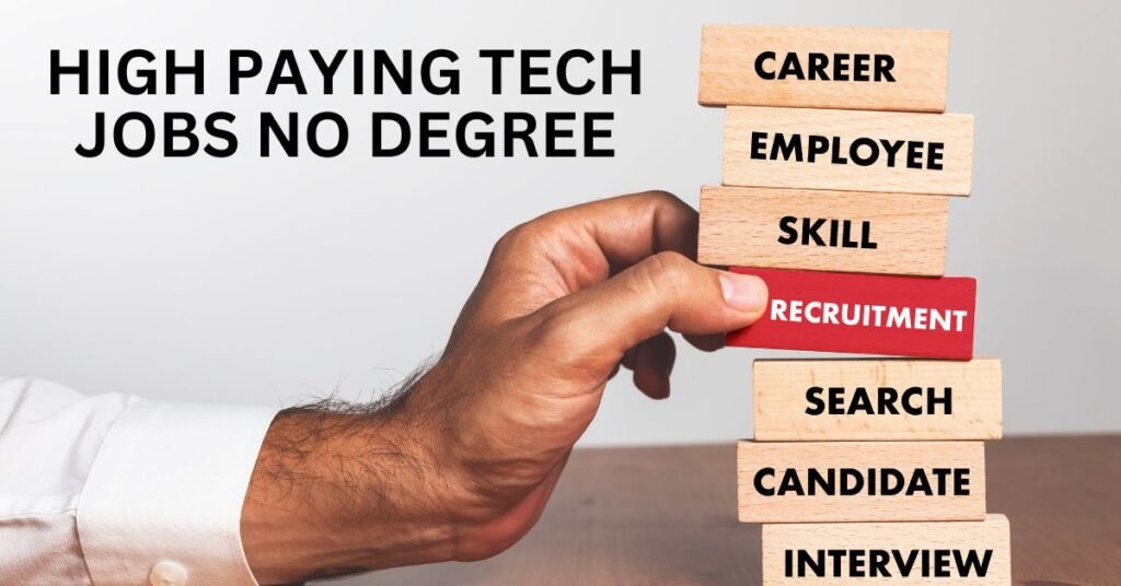 high paying tech jobs no degree